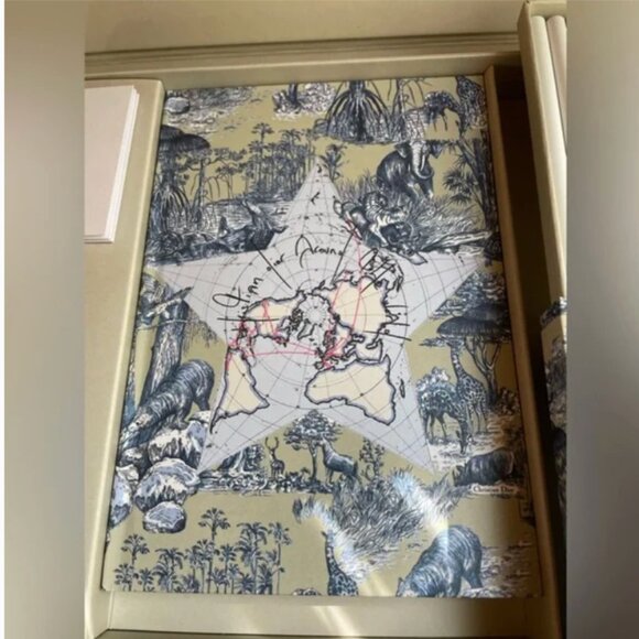 DIOR Gift Set Notebook Pencils Edition Around The World Stationary Set NIB - Picture 4 of 7